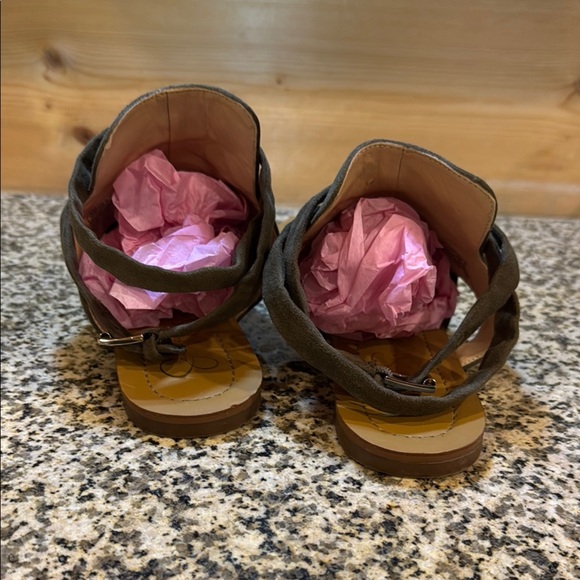 Jessica Simpson Brown Thong Sandals with Ankle Support - Picture 3 of 6